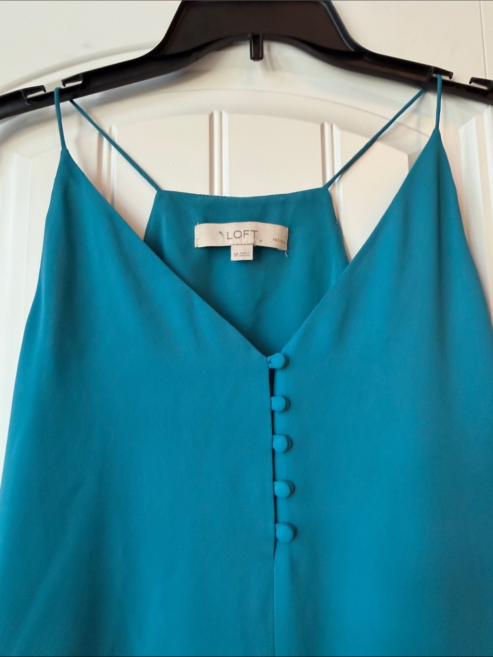 Loft Teal Tank Top - Picture 3 of 7